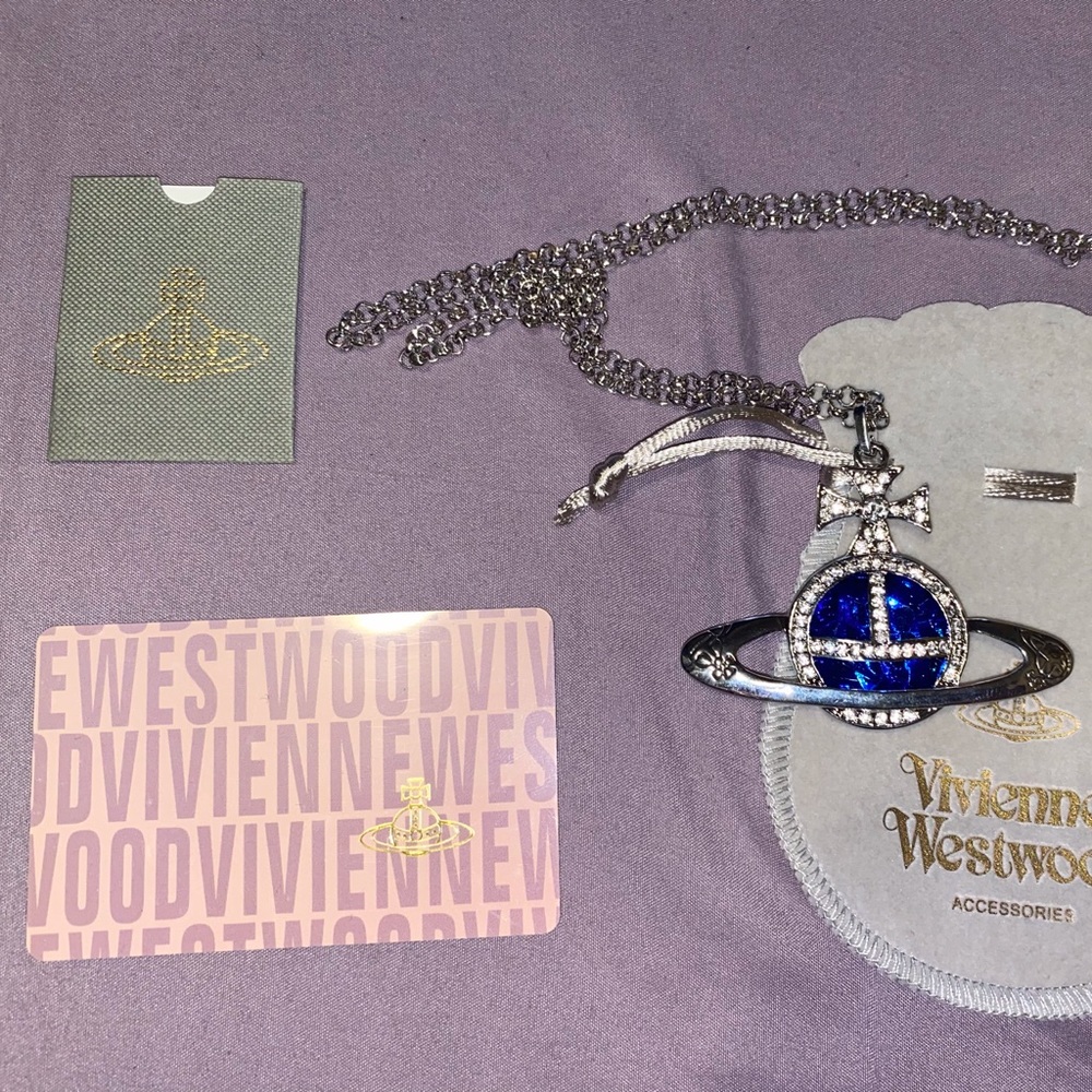 Vivienne Westwood big gem necklace